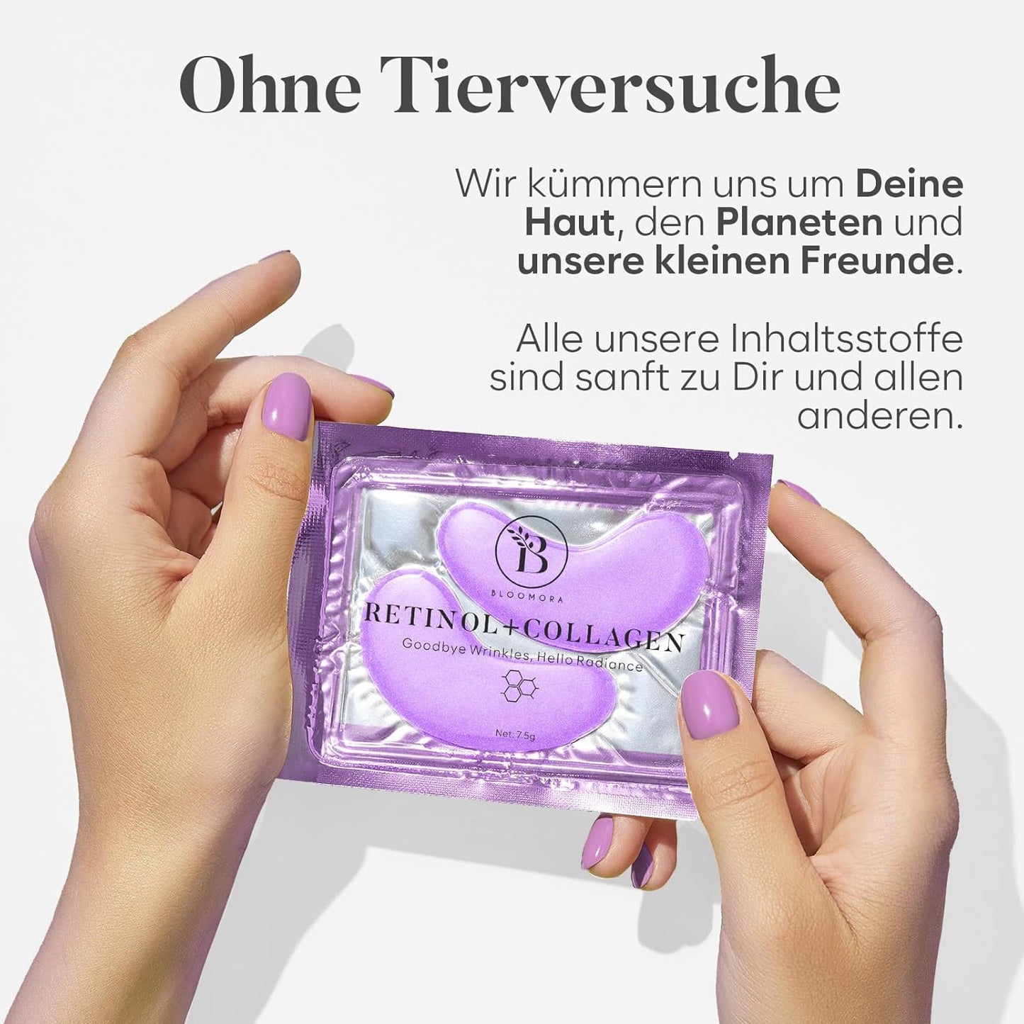 BLOOMORA Mixed Eye Pads (30 Pairs) | Eye Pads with Niacinamide & Eye Pads Hyaluronic | Eye Pads Against Dark Circles | Remove Dark Circles | Eye Patches