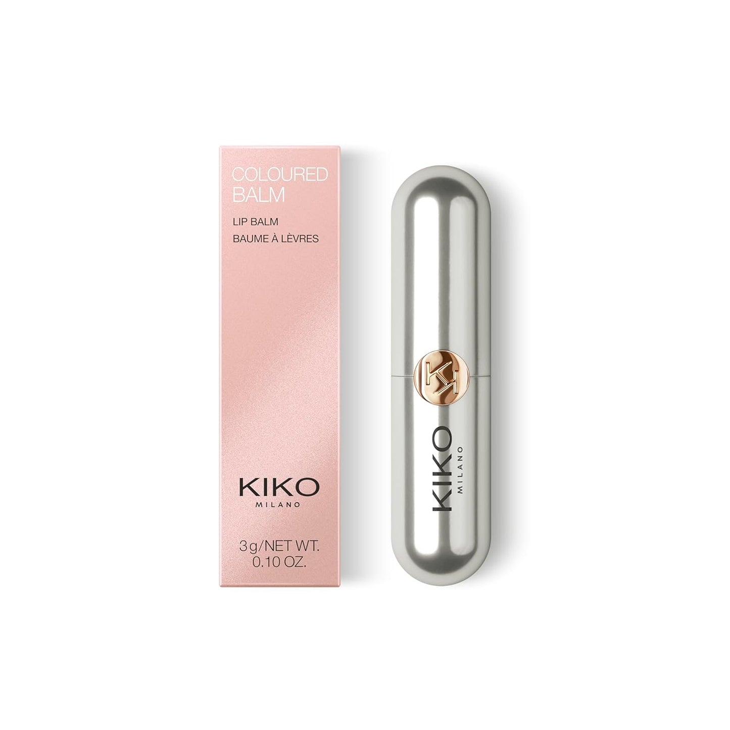 KIKO Milano Coloured Balm 08 Coloured Lip Balm with Moisturising Effect and Pleasant Fruity Aroma