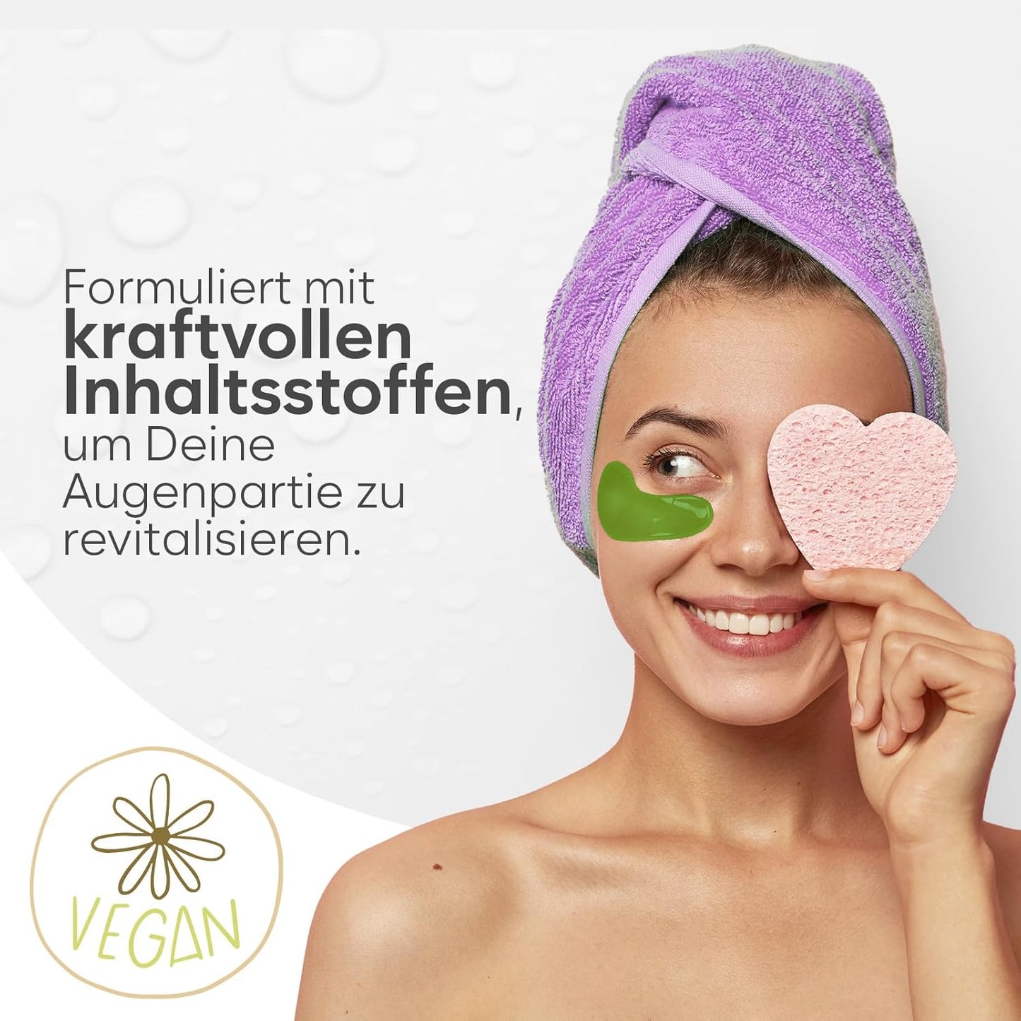 BLOOMORA Mixed Eye Pads (30 Pairs) | Eye Pads with Niacinamide & Eye Pads Hyaluronic | Eye Pads Against Dark Circles | Remove Dark Circles | Eye Patches